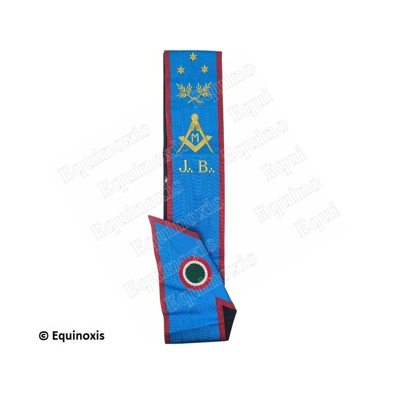 Fascia massonica – RSAA – Maestro – Squadra e compasso + JB