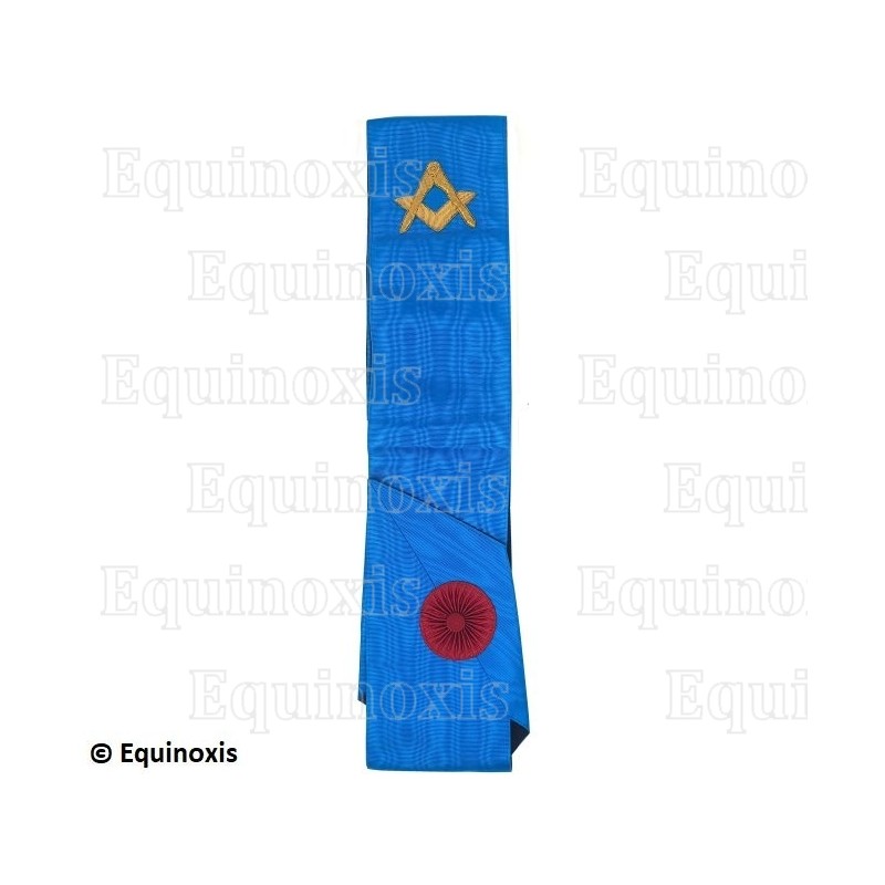 Fascia massonica – Rito Francese Groussier – Maestro – Equerre et compas – Vente grossiste