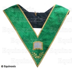 Collare massonico –  Rito Cerneau – Orateur – Ricamo a macchina – Vente grossiste