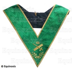 Collare massonico – Rito Cerneau – Expert – Ricamo a macchina – Vente grossiste