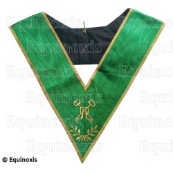 Collare massonico – Rito Cerneau – Trésorier – Ricamo a macchina – Vente grossiste
