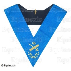 Collare massonico – Rito Francese Groussier – Expert  –  Ricamo a macchina – Vente grossiste