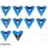 Collari massonici – Rito Francese Groussier – Set Collège des 9 Officiers – Ricamo a macchina – Vente grossiste