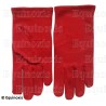 Gants maçonniques rouges coton – Misura M