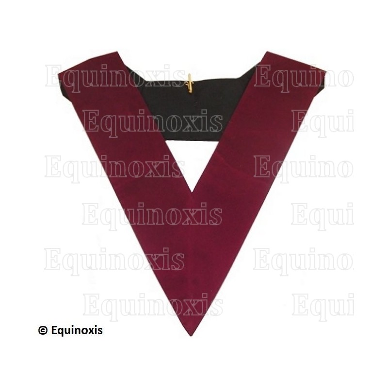 Sautoir maçonnique velours – RSAA – 13° grado – Vente grossiste