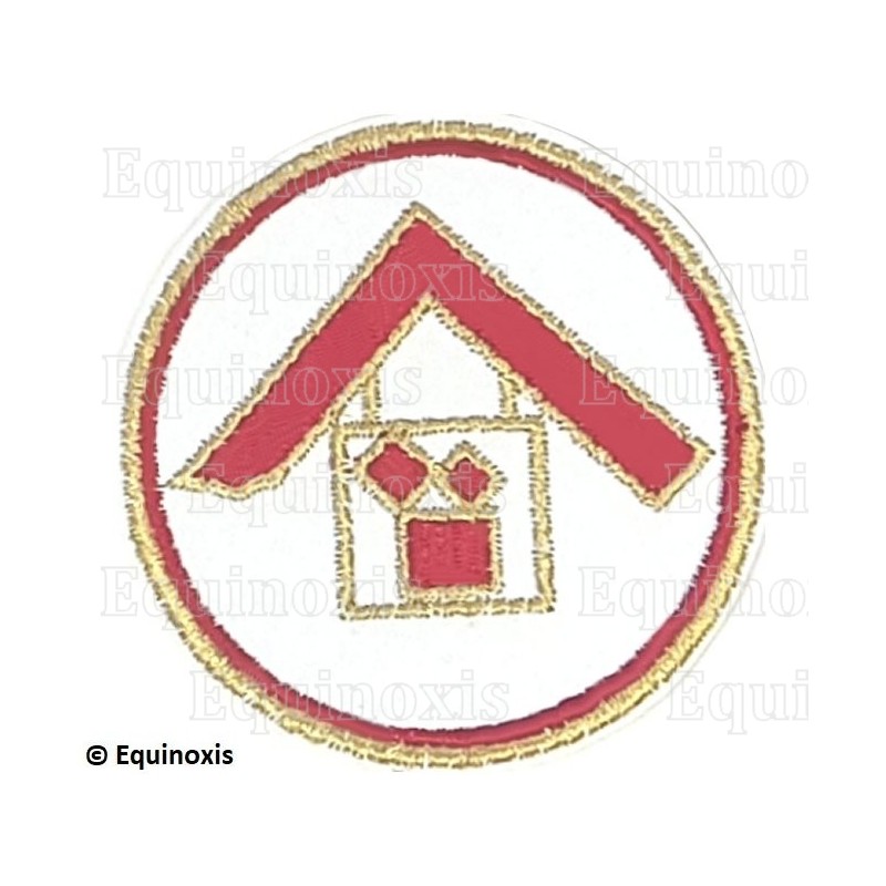 Patch massonico – RSAA – Ex Maestro Venerabile – Ricamato a macchina