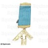 Médaille maçonnique – Rito Emulation – Passé Maître (PM) – Ruban couleur anglaise