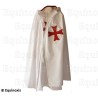 Mantello templare con cappuccio – Croce patente
