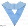 Collare massonico – Rito Francese Tradizionale – Maître des Banquets – Retro blu – Ricamo a macchina