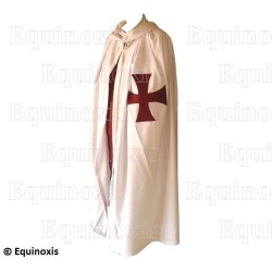 Manteau templier – Knights Templar (KT) – Manteau blanc avec croix du Temple – Vente grossiste