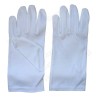 Gants maçonniques blancs pur coton – Misura 9 ½