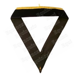 Sautoir maçonnique velours – GCCAF – Conseil Cryptique – Officier