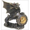Figurina drago in peltro – Orologio drago