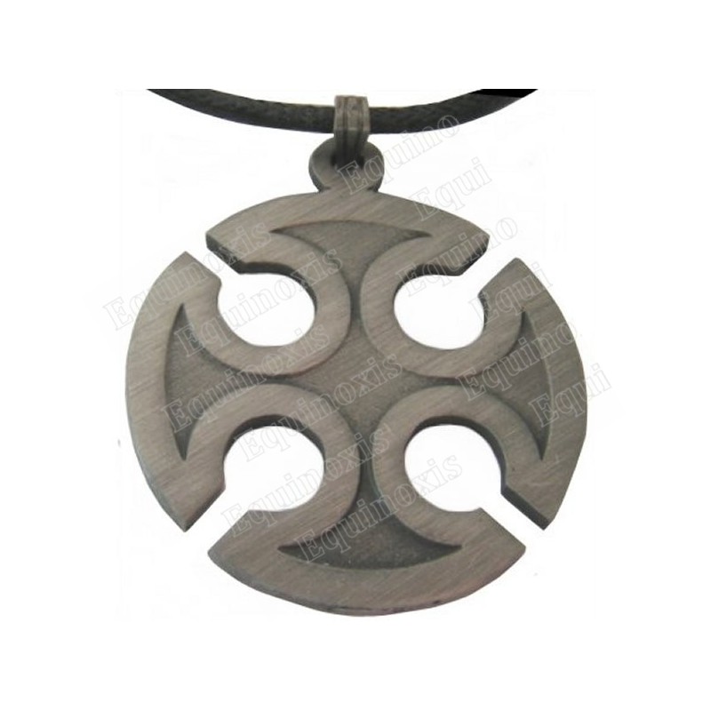 Ciondolo medievale – Croce di Fanjeaux – Metallo argentato