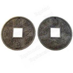 Monete cinesi Feng-Shui – 70 mm – Lotto da 5