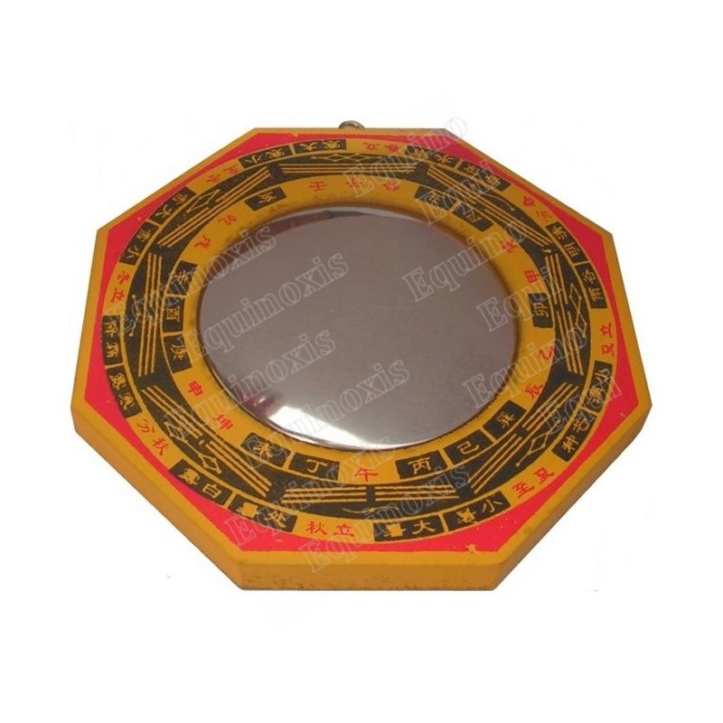 Specchio Feng-Shui – Specchio in legno convesso – 125 mm