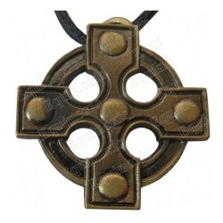 Ciondolo celtico – Croce celtica 2 – Bronzo satinato