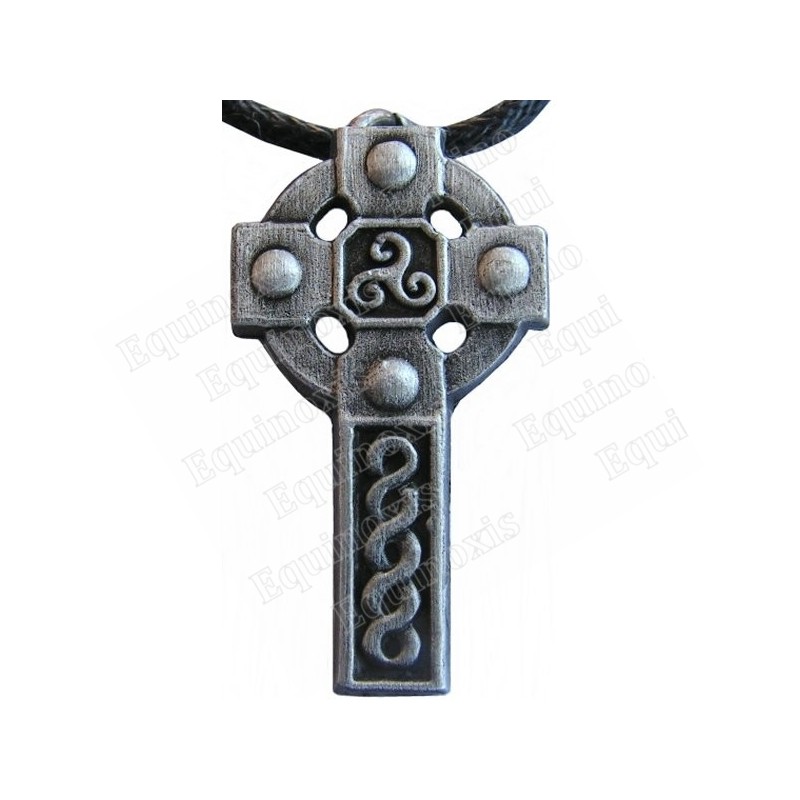 Ciondolo celtico – Croce celtica 7 – Metallo argentato