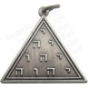 Ciondolo simbolico – Tetraktys pitagorica – Metallo argentato